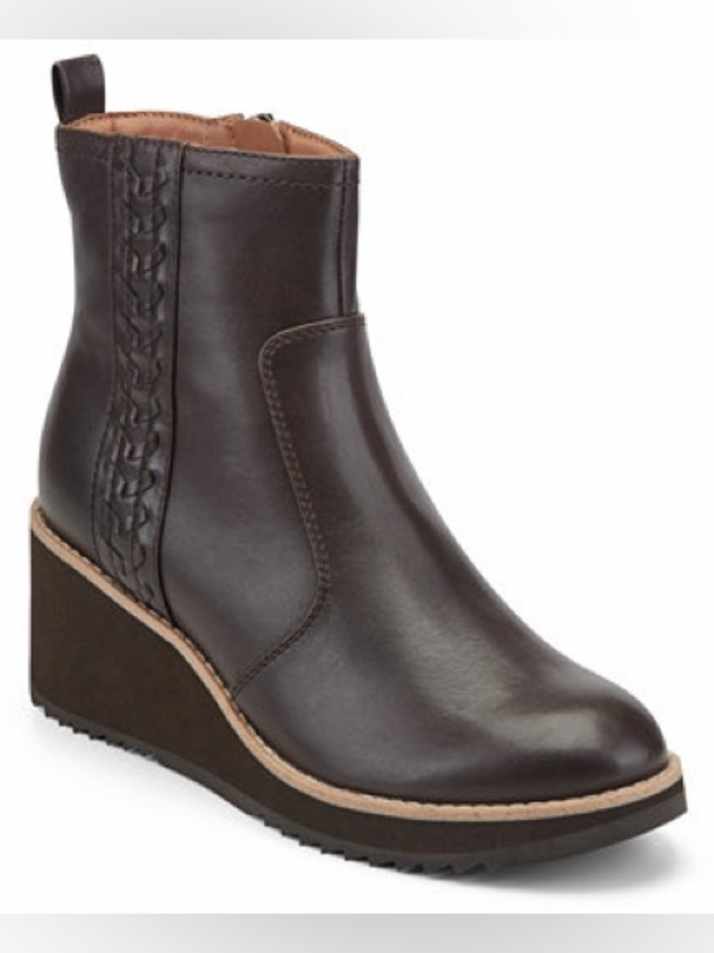 Earth Women's 8M Camryn Side Zip Wedge Booties NWB